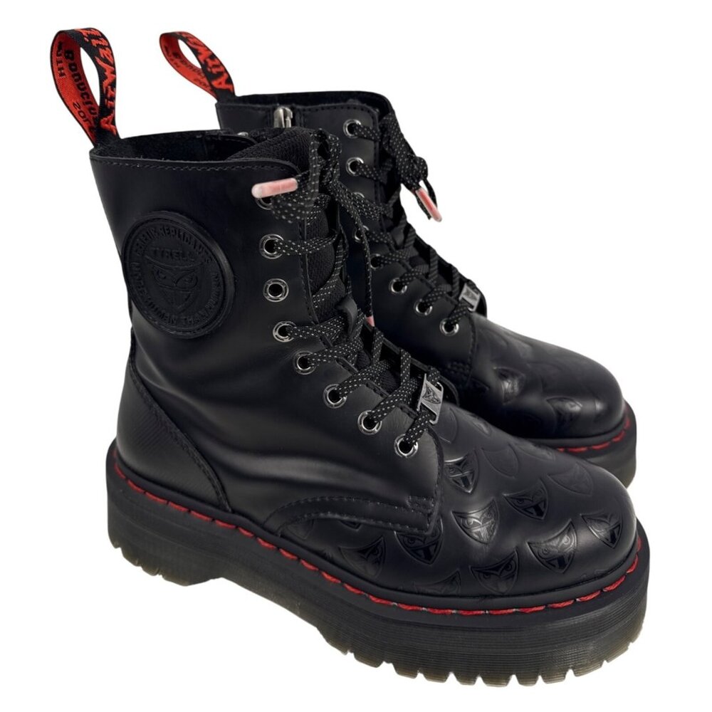 Dr. Martens Jadon Blade Runner Smooth‎ Black Leather Platform Boots UK6 US M7/W8